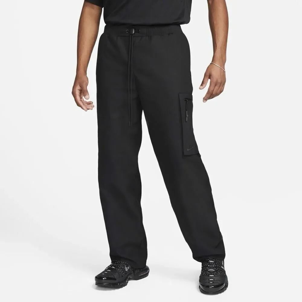 Nike Tech Pack Men Small Woven Utility Cargo Trousers Black FB7525-010 NWT